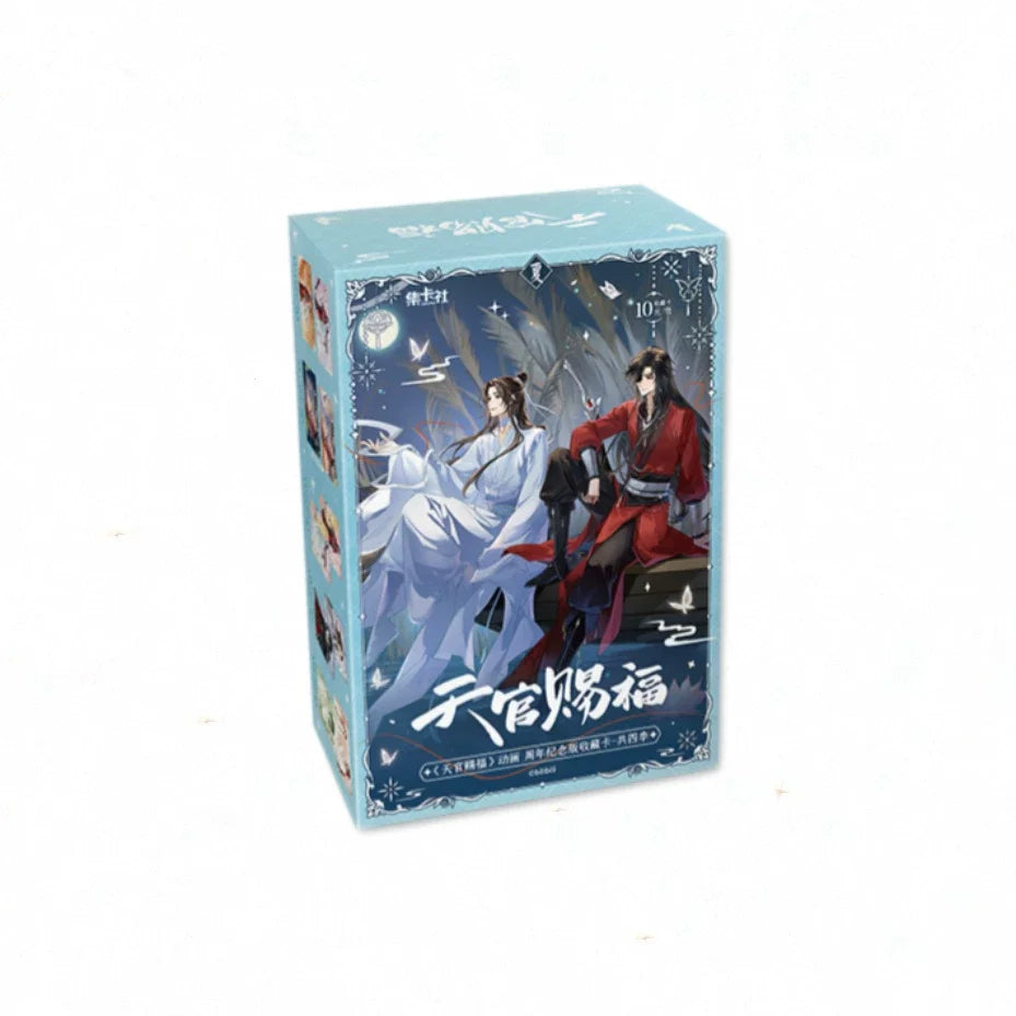 In Stock Tianguan Blessing Four Seasons Card Anime Anniversary Edition Collected Card Blind Box Original Nice Festival Gift Toys
