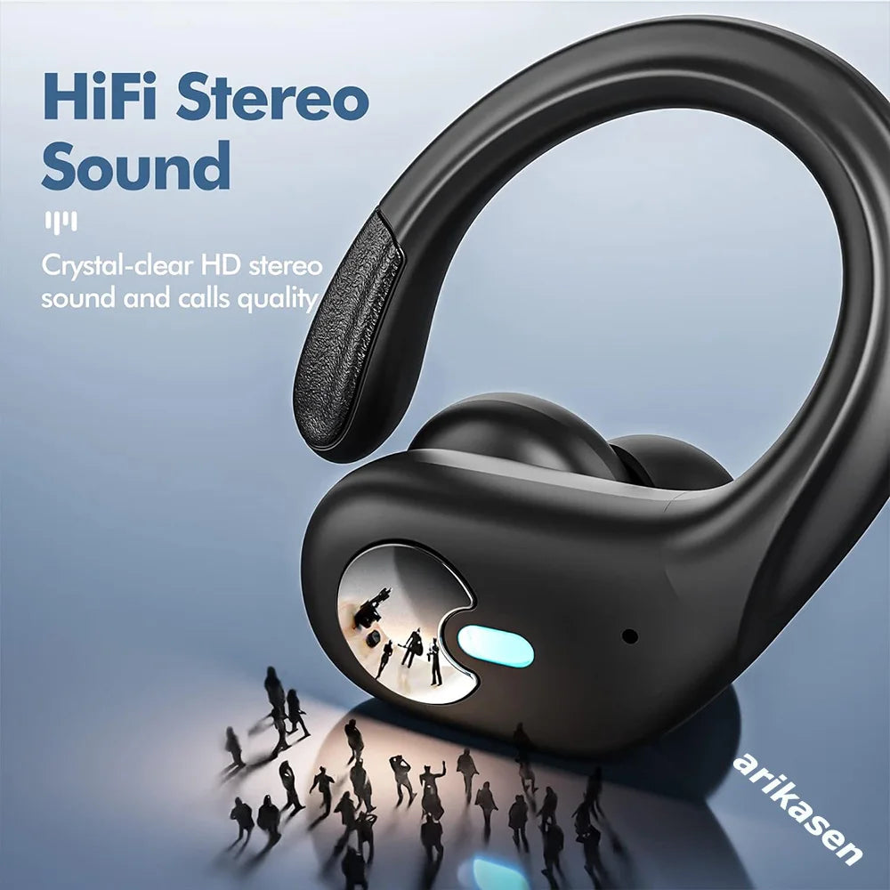 Bluetooth 5.3 Wireless Over-Ear Headphones – HiFi Stereo Sound