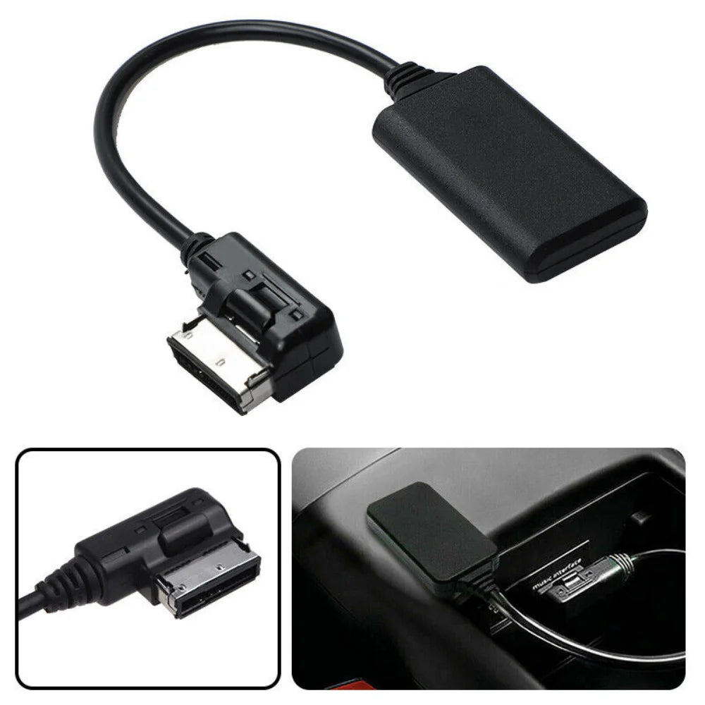 AMI MMI Bluetooth Music Interface AUX Audio Cable Adapter For Audi A1 A3 A5 A6 A8 Q3 Q5 Q7RS4 S3 S4 S5 S6 S7 A6L A8L Q7 A3 2010+