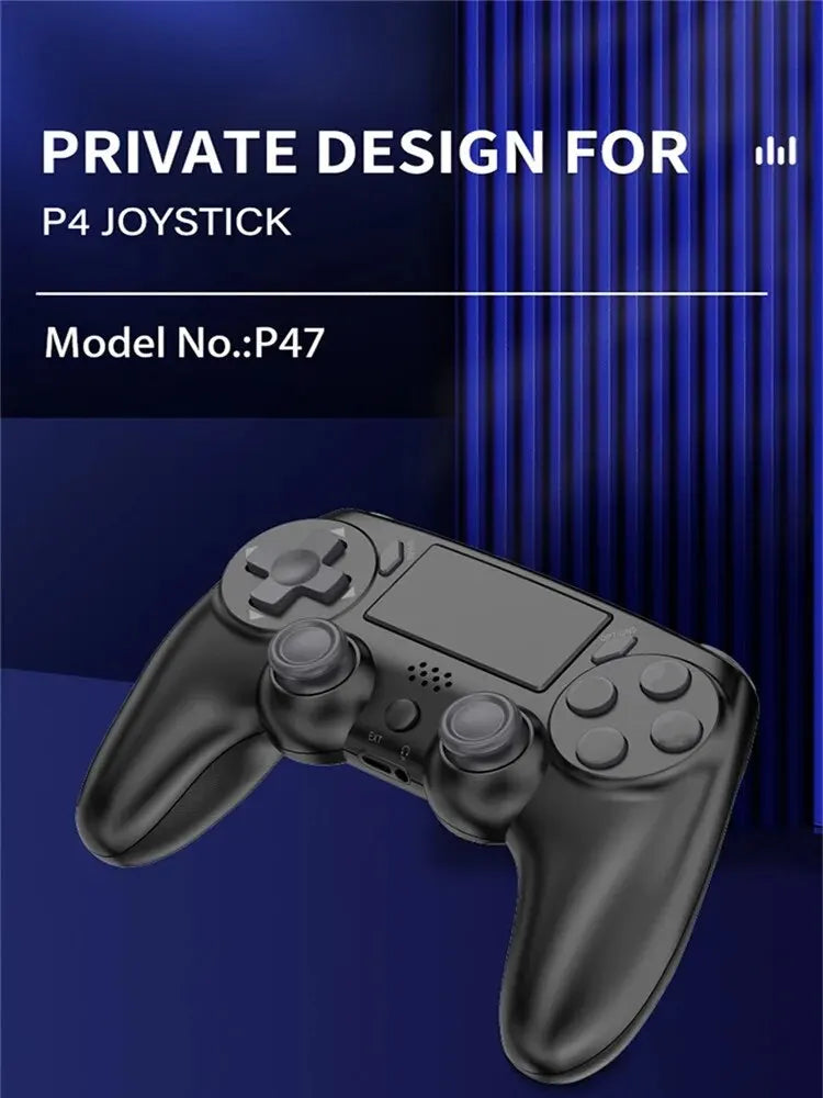 GAMINJA Wireless Gamepad with Six Axis Gyros Dual Vibration Game Controller For PS4 PS3 Game Console Windows 7 8 10 PC Joystick