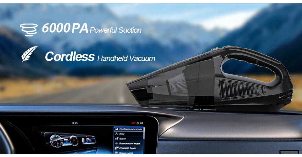 Portable Wireless Vacuum Cleaners Powerful Rechargeable Suction Cordless Handheld Vacuum Cleaner Car Electronic Accessories