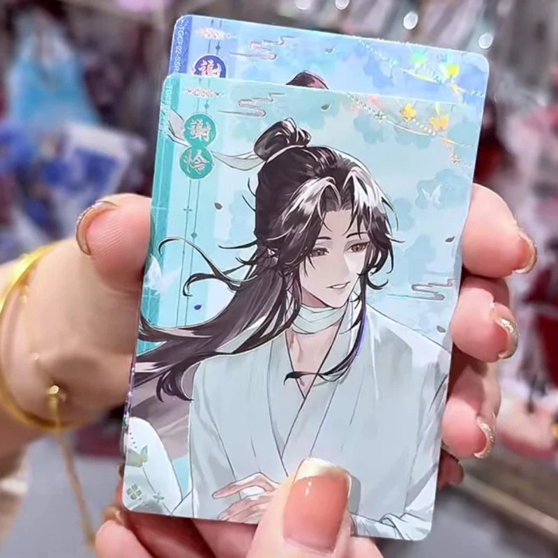 In Stock Tianguan Blessing Four Seasons Card Anime Anniversary Edition Collected Card Blind Box Original Nice Festival Gift Toys