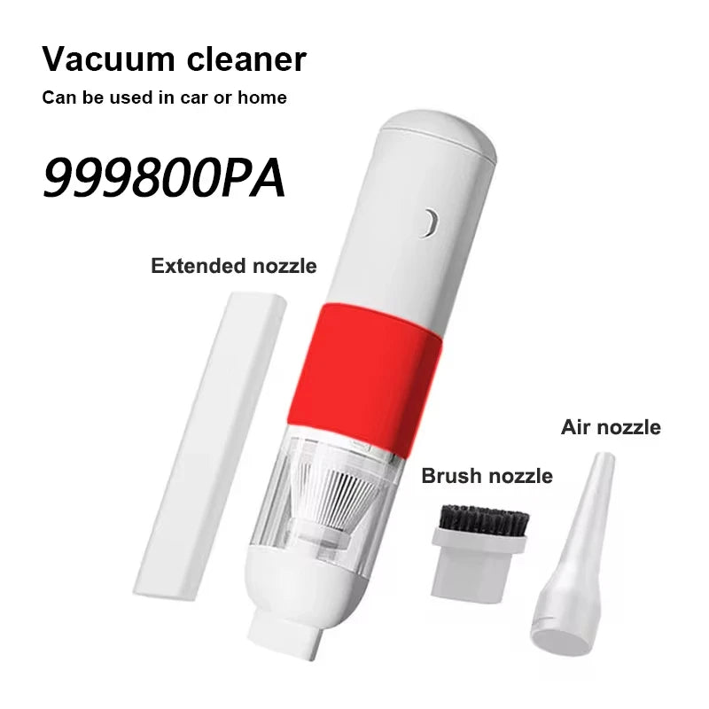 Powerful Car Vacuum Cleaner High Suction Mini Wireless Handheld Cyclonic Vacuum Dust Catcher Home Car Wet Dry Rechargeable