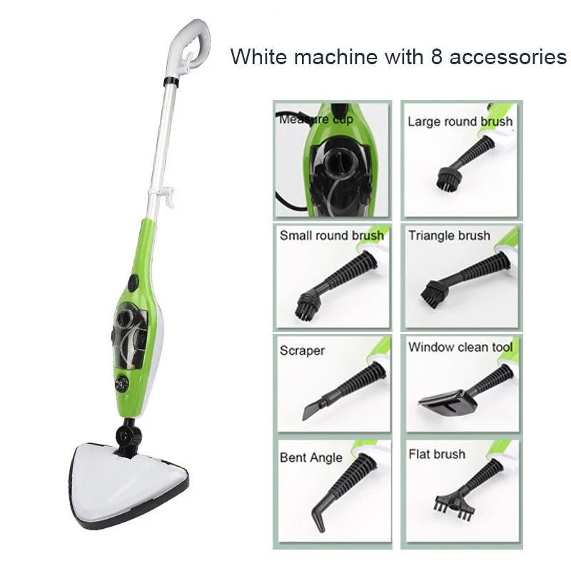 110V Household Quick Drying Steam mop High temperature sterilization Mite Removal Multifunctional Steam cleaner for all floors