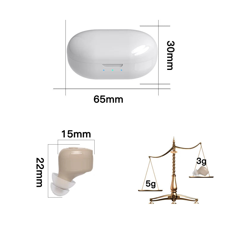 Rechargeable Hearing Aid Multiple noise reduction modes  Sound Amplifier Portable For Elderly People