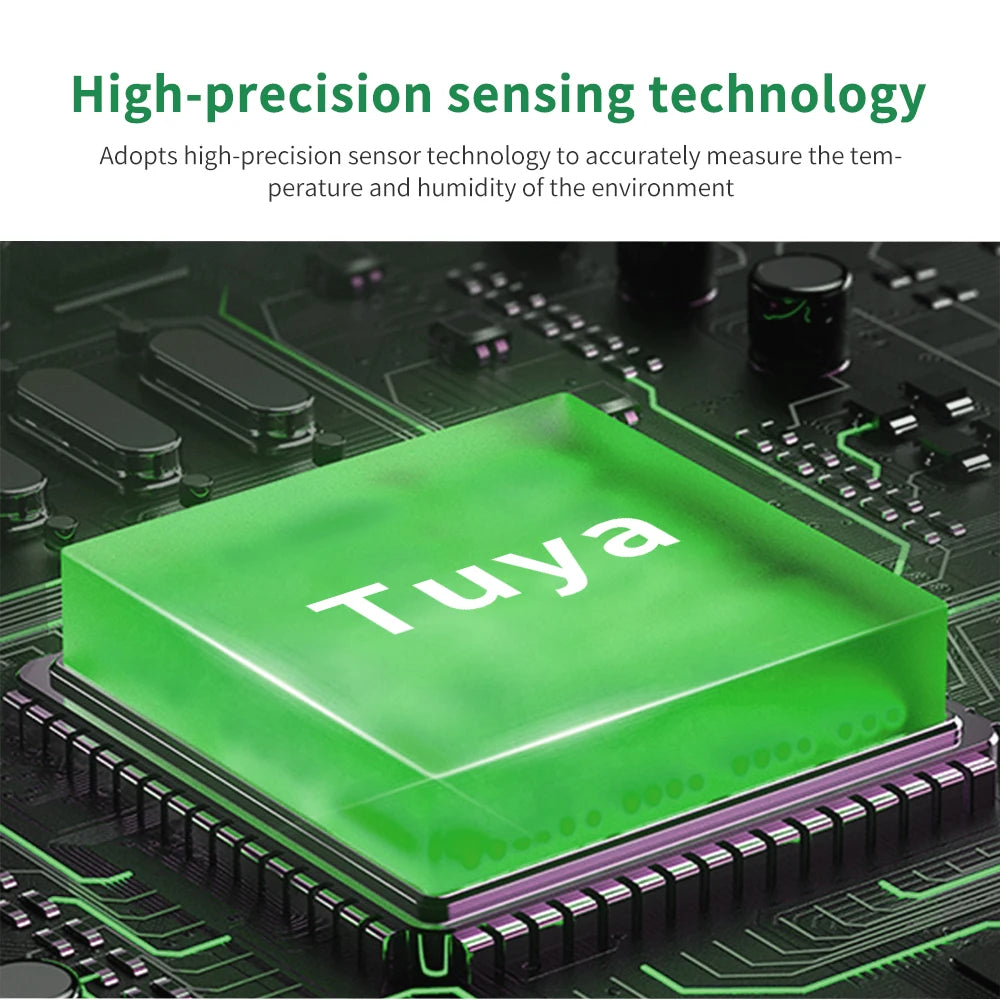 WiFi Hygrometer Tuya Smart Devices Temperature Sensor Smart Life Products Temperature And Humidity Monitoring Smart Home System