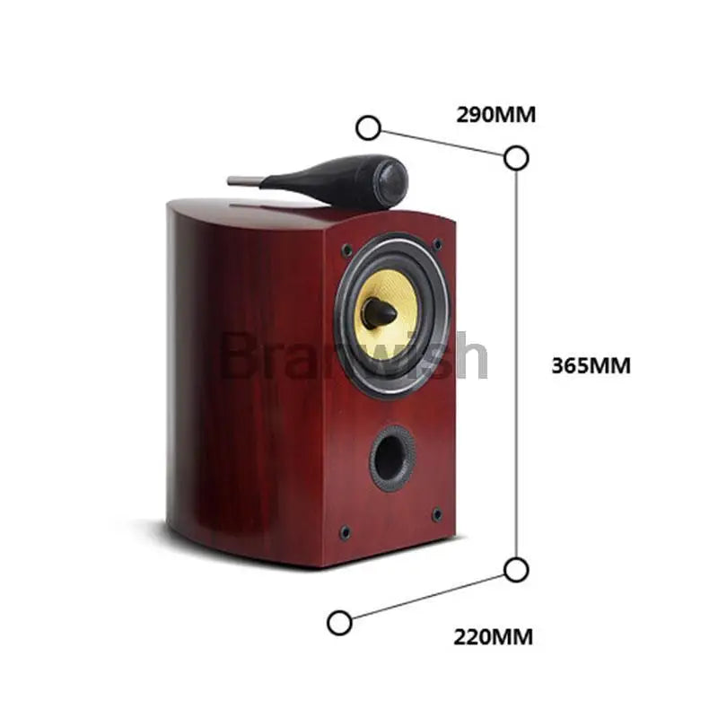 5.5 Inch Passive Speaker 100W Bookshelf Speaker Two-Way Audio Sound Box 8Ω Monitor Speakers HiFi For Home Theater DJ Studio Bar