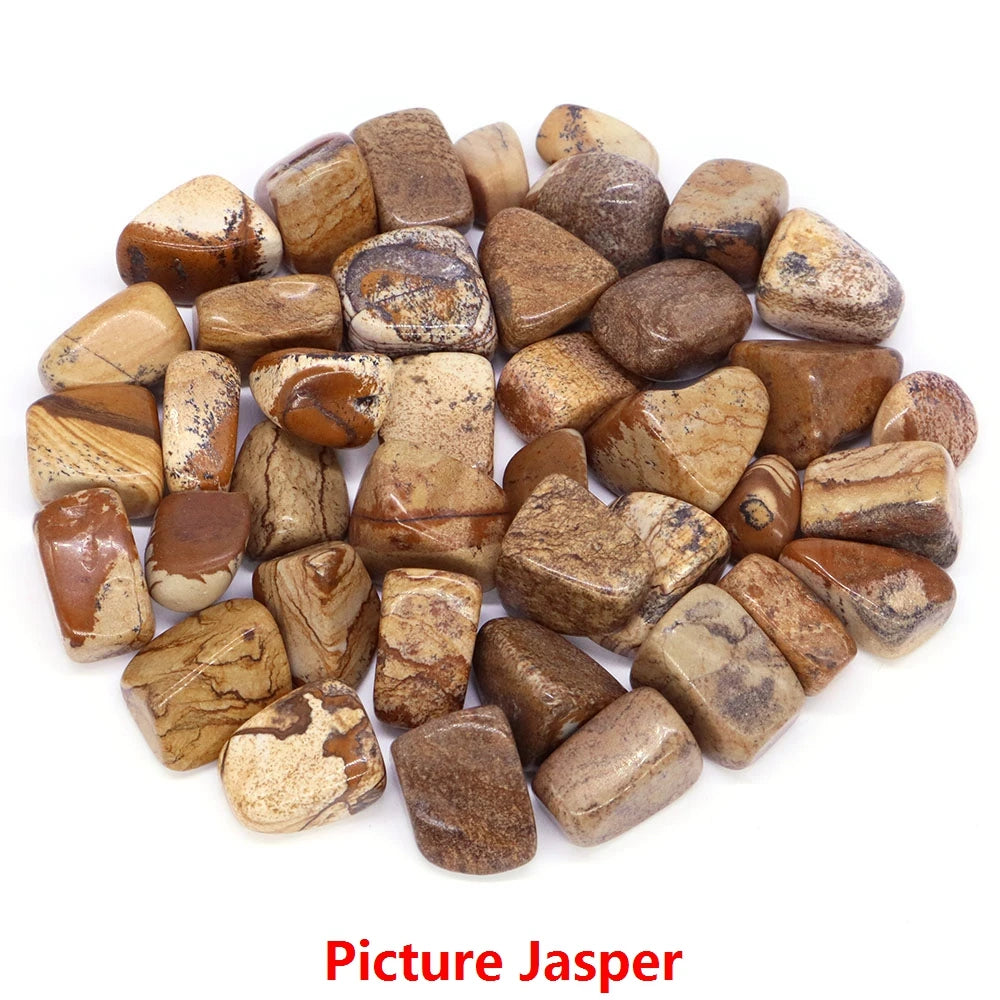 Wholesale Natural Tumbled Stones Rhyolite Reiki Healing Crystals Gemstone Minerals Specimen Home Garden Tank Aquarium Decoration