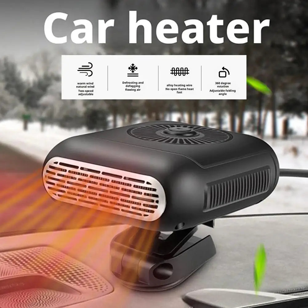 12v/24v Car Heater Fan For Car Front Windshield Defogging Demister Car Anti-Fog Heater Defroster Interior Accessories
