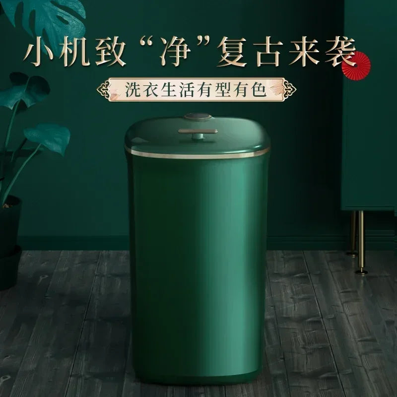 semi-automatic mini washing machine  Small baby children baby underwear socks artifact retro home new style