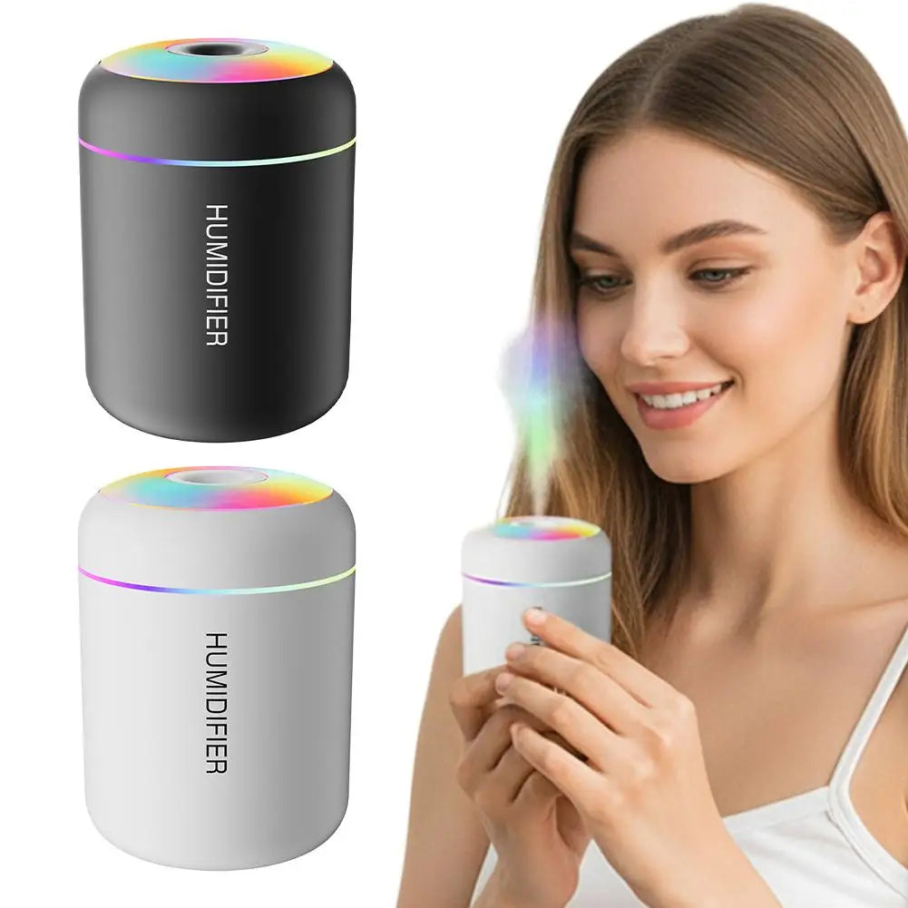 180ML Mini Air Humidifier USB Electric Aroma Diffuser Essential Oil Purifier Aromatherapy Mist Maker Lights For Car Home Bedroom