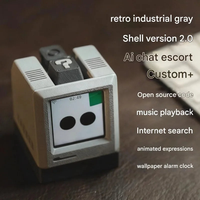 Alarm Clock AI Desktop Robot Customizable DIY ESP32－S3MAX Chat Robot Voice Dialogue Recognition 3D Printing Voice Assistant