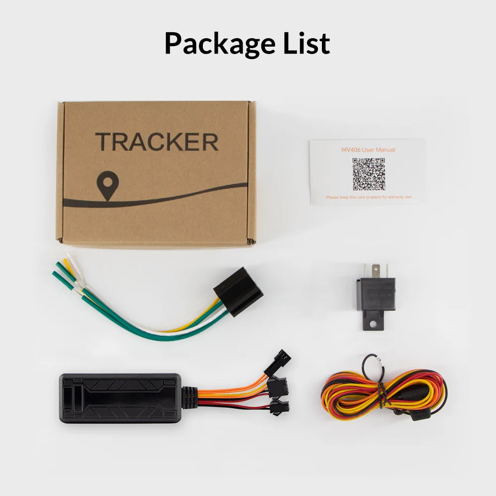 4G GPS Tracker For Car Motorcycle Anti-theft Vehicle GPS Tracking Device Mini GPS with Free Real Time Tracking Web APP and Relay