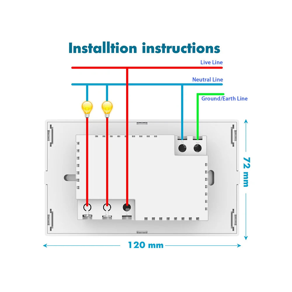 Melery Israel Wall Socket Wifi Smart Light Switch Tuya Plug Electrical Outlet Touch Glass Panel Intelligent Alexa Google Home