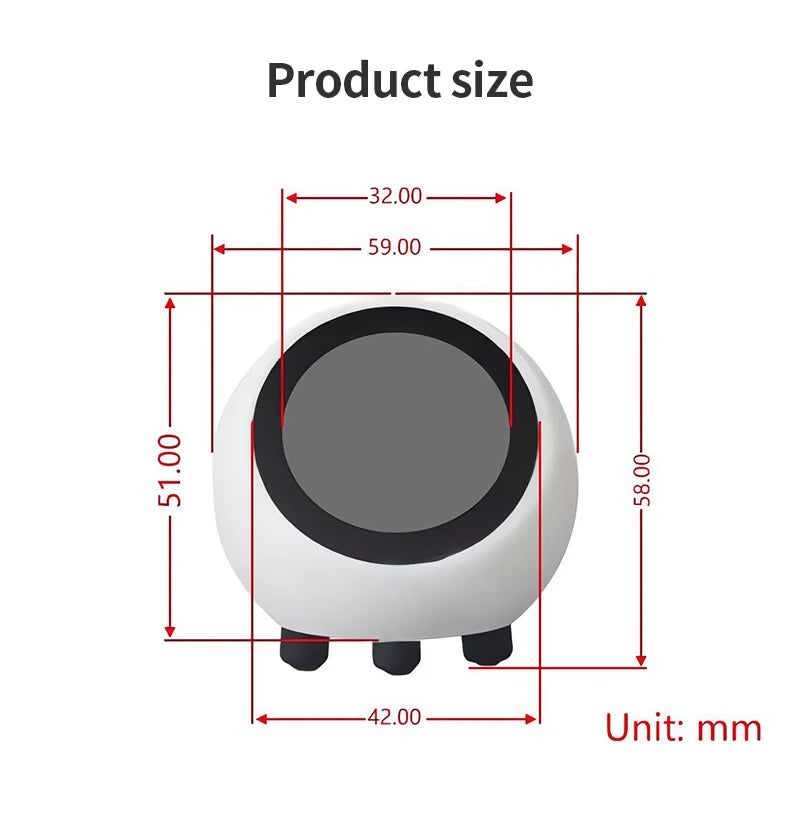 Upgraded XiaoZhi AI Voice Chat Robot DeepSeek ESP32-S3 N16R8 Development Board WiFi BT BLE5 1.28" LCD Display ESP Home Assistant