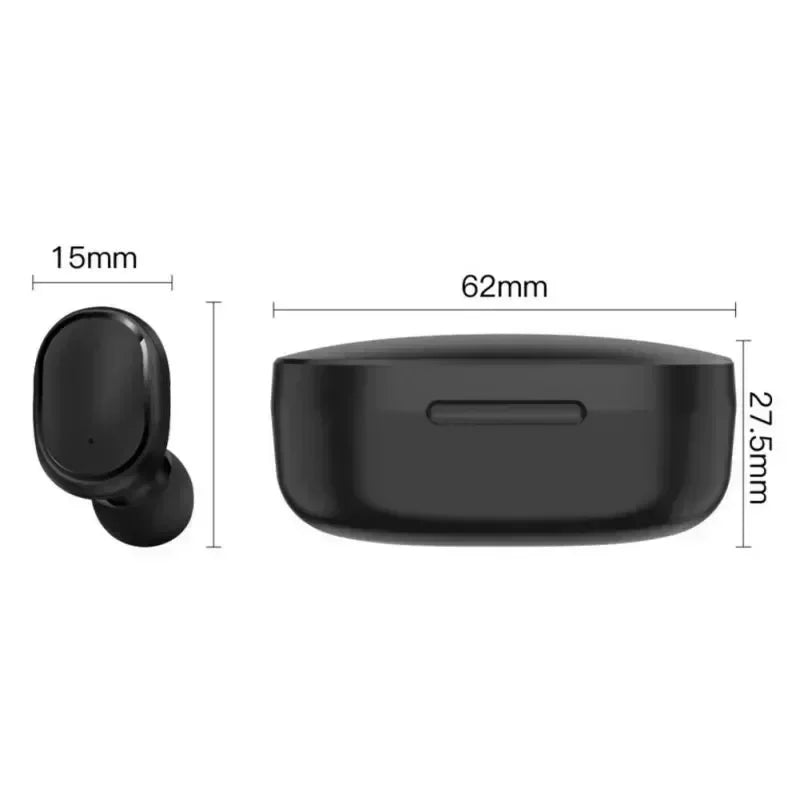 E6S TWS Bluetooth Earphones Wireless Bluetooth Headset Noise Cancelling Headsets With Microphone Headphones For Xiaomi iPhone
