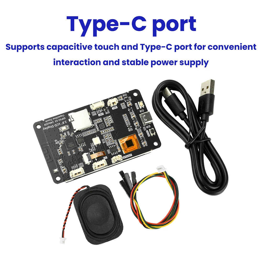 ESP32-S3 ESP32 S3 2.8-inch TFT Module Touch Screen Development Board With WiFi Bluetooth Smart AI Display 240x320 IPS Screen