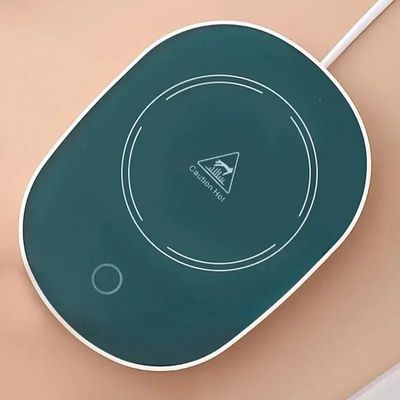 Electric Smart Thermostatic Coaster Suitable for Home and Office Suitable for Hot Coffee Tea Milk Water Portable and Waterproof