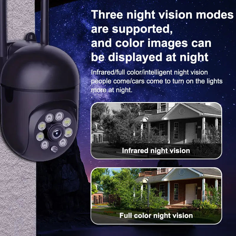 Wireless WiFi Camera 1080P HD Waterproof IP Camera Smart Home Wireless Security Surveillance Outdoor CCTV Camera Night Vision