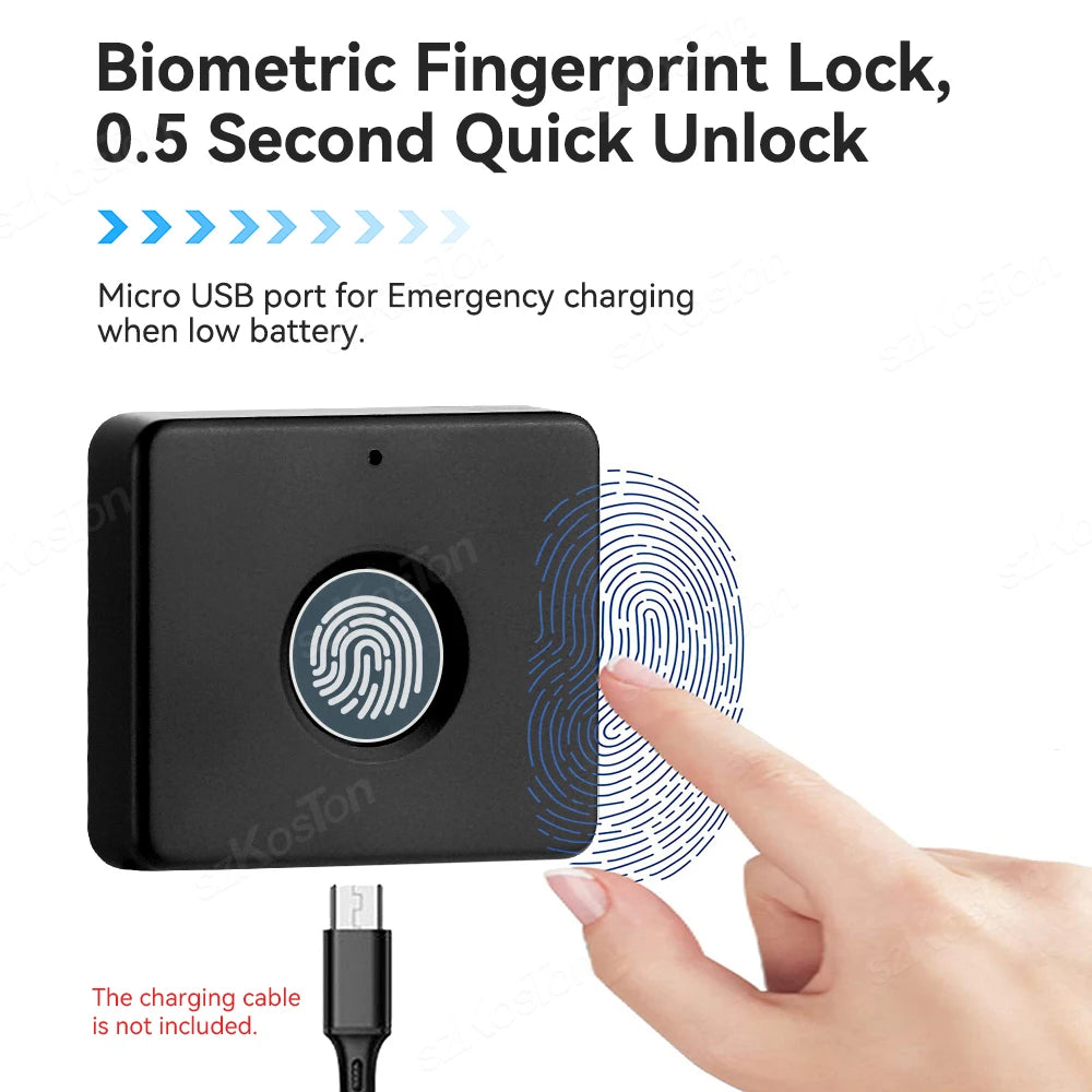 Smart Home Biometric Fingerprint Lock Hidden Drawer Electronic Lock Privacy File Storage Keyless Residential Security Protection