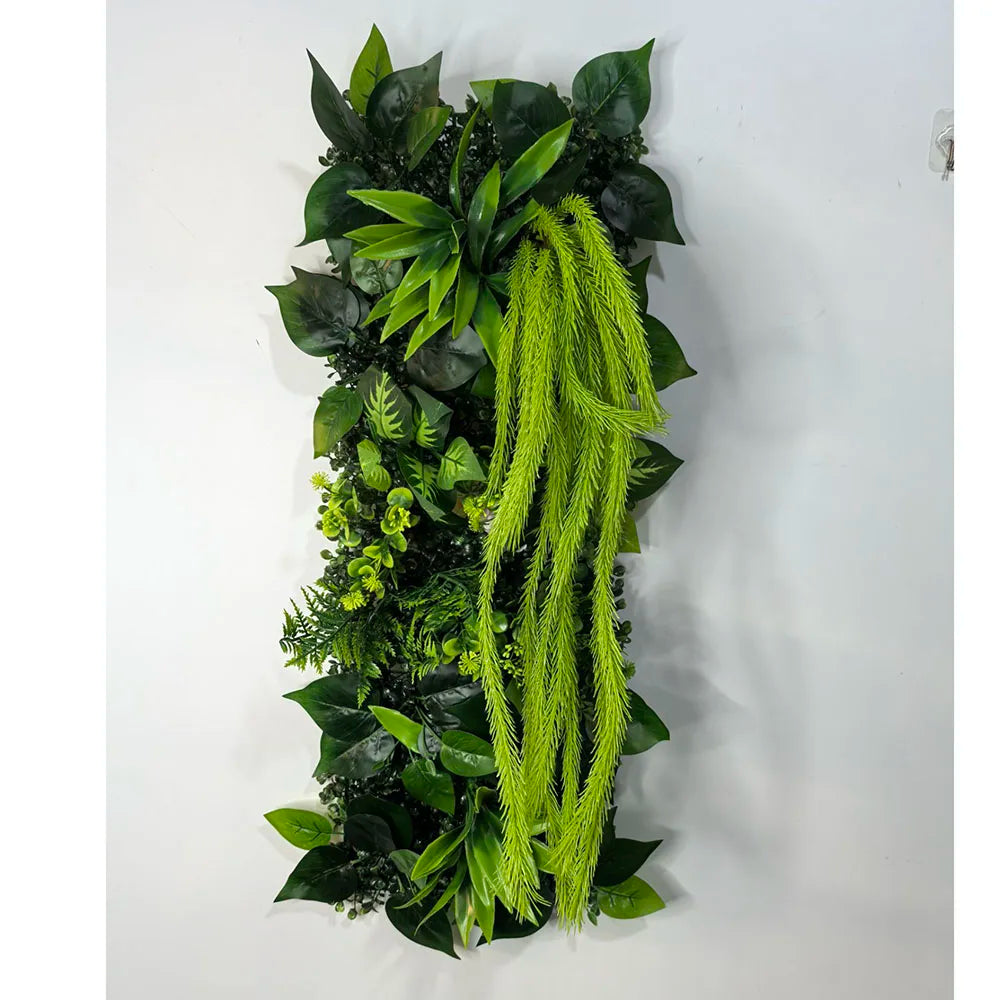 25*75CM Artificial Lawn  Plant Green Imitation Grass Plant Wall Panel Home Decoration Shingle Nail
