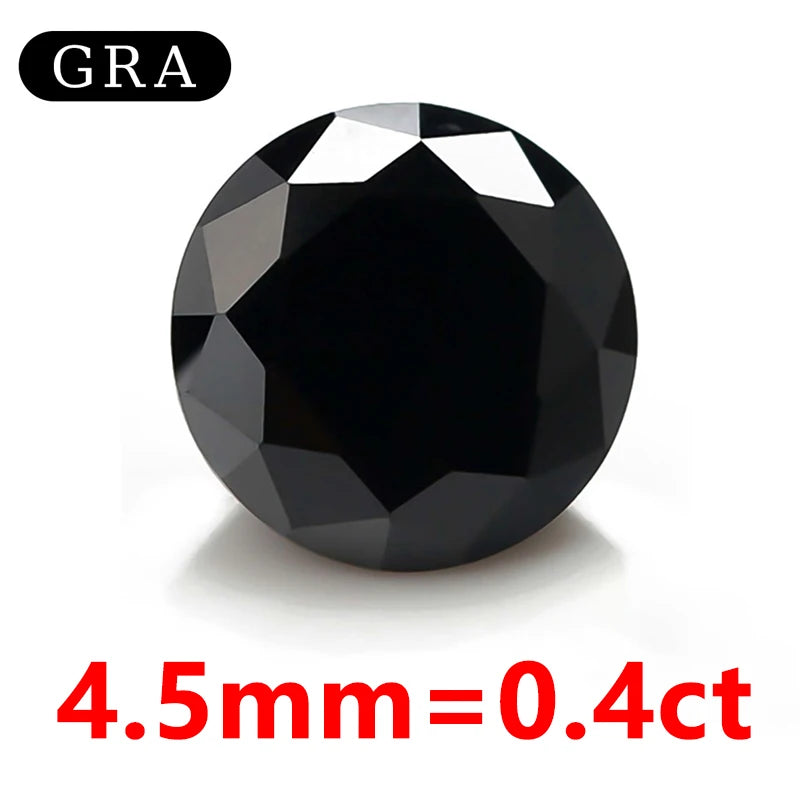 DJMAX Factory Direct Sales Moissanite Loose Stone D Color Moissanita Gemstone Lab Grown Diamond Certified Black Moissanite Stone