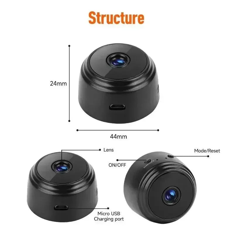 Smart Home Safety Wireless Security A9 HD Wifi Monitor Surveillance Cameras with Sensor Camcorder Web Video for Remote Access