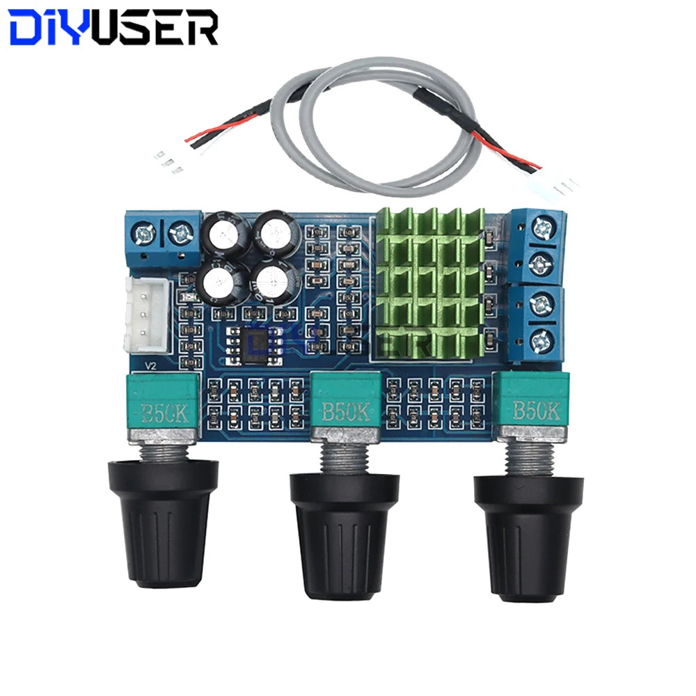 TPA3116D2 80W+80W Stereo Amplifier Board, Hi-Fi Digital Audio Power Amp Module for Home Theater Car Audio DIY Speaker