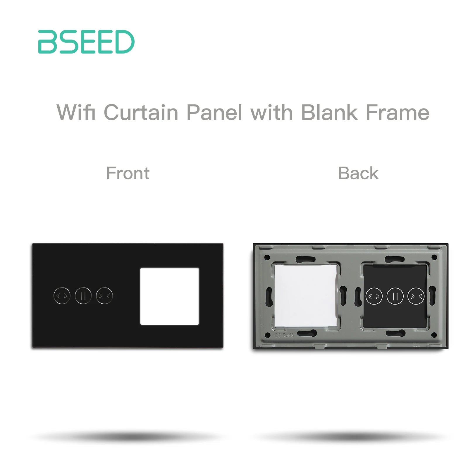 BSEED Wifi Roller Shutter Curtian Dimmer Touch Switches Glass Panel EU Socket Tuya Smart Plug Spare Parts DIY Free Combination