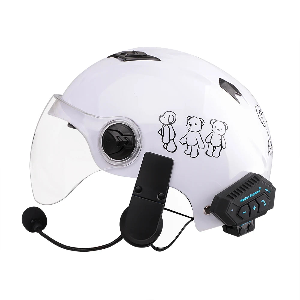 Motorcycle Helmet Headset Bluetooth 5.0 Headphone Wireless Earphones Motor Headset Bike Earphone Handsfree Stereo Earbud