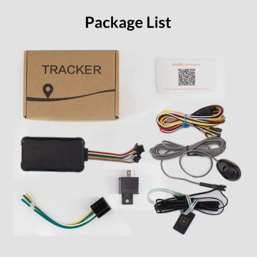4G GPS Tracker For Car Motorcycle Anti-theft Vehicle GPS Tracking Device Mini GPS with Free Real Time Tracking Web APP and Relay