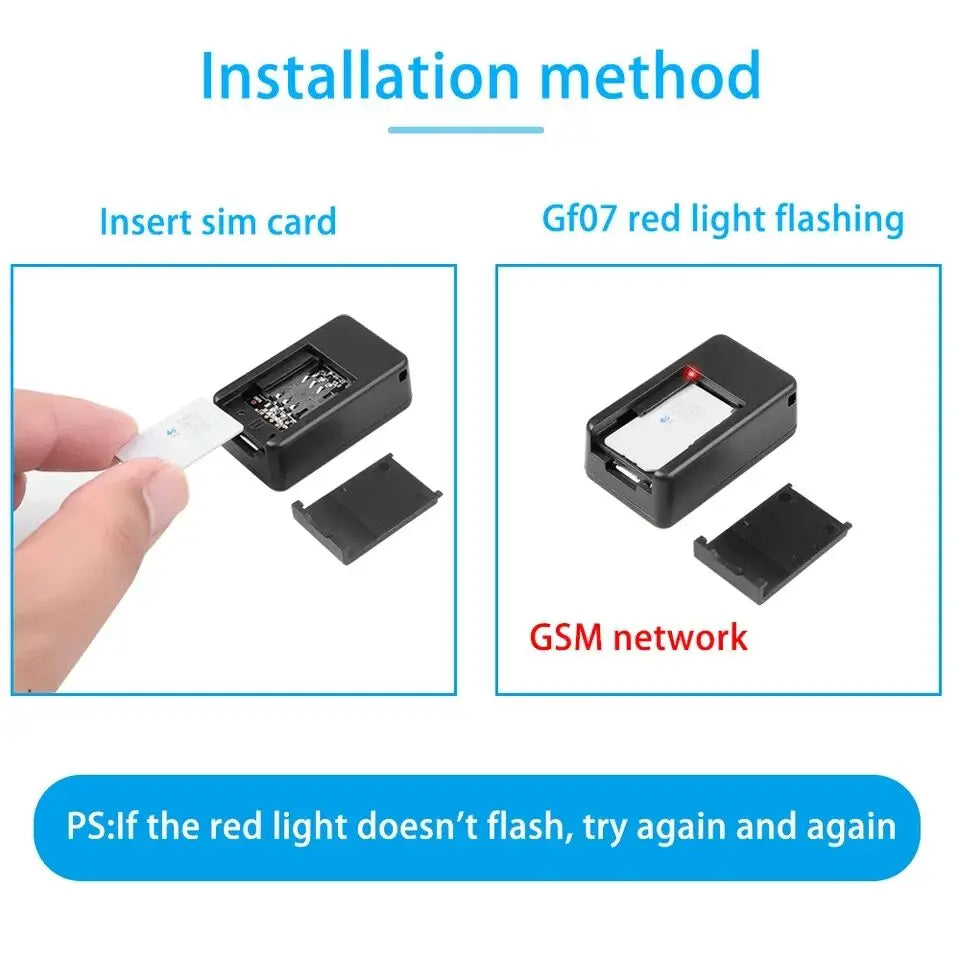 Portable Mini Gps Tracking Device Gf07 Car Gps Tracker Vehicle Gps Locator Strong Magnetic Anti-Lost Precise Gps Position App