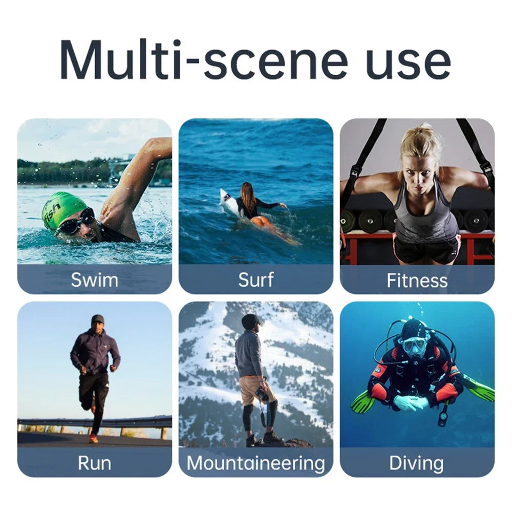 Bone Conduction Headphones IPX8 Waterproof MP3 32GB Bluetooth5.4 Wireless Headphones With Mic Swimming Sports Fitness 2026 NEW