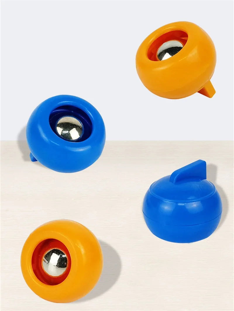 Family Fun Board Games for Kids & Adults: Tabletop Curling Game with 8 Rollers & Shuffleboard Pucks!