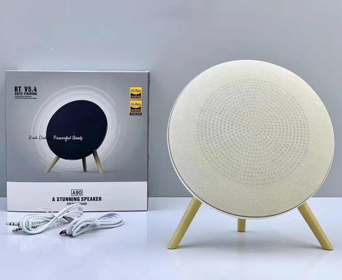 Mini Bluetooth Speaker UFO Design BT 5.4 HIFI Stereo Wireless Boombox Home Theater Sound System Support TWS TF USB AUX FM Play