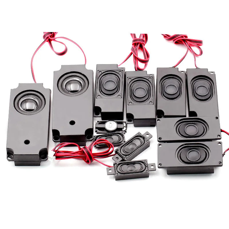 1PCS Audio Portable Speakers 8Ω 2W/3/4/5W 3370 3718 3080 Chamber Speaker  Advertising Machine Passive Speaker with 2P 2.0 Plug