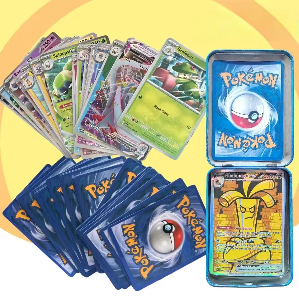 42Pcs/Set Lost Origin Iron Metal Battle Box With Anime Game Bank Cards Kids Children Gift