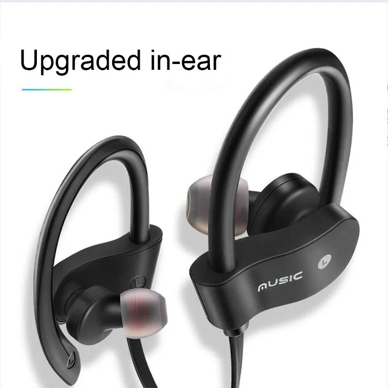Bluetooth Headphone Wireless Earphones Waterproof Music Bluetooth Sport Earphone Stereo bass Headset with Mic for All Smartphone
