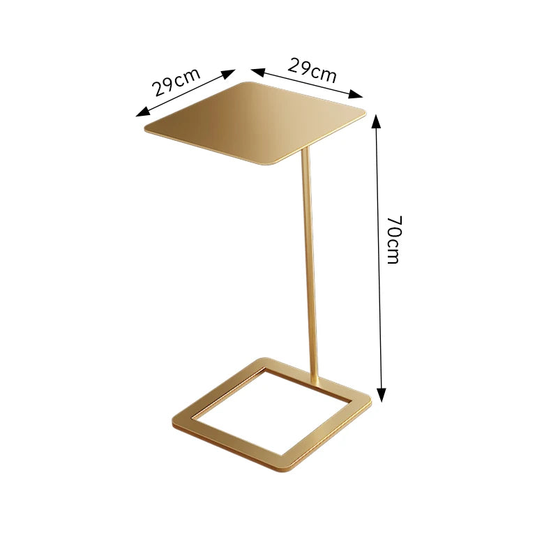 Corner Side Table for Living Room Narrow Sofa Gap Mini Coffee Table Outdoor Small Side Desk