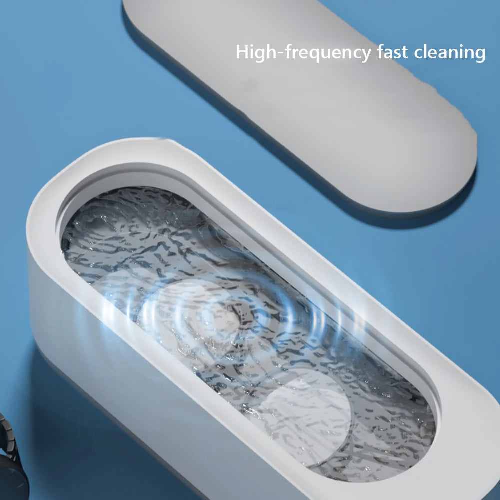 Ultrasonic Cleaning Machine Jewelry Eyeglasses Watches Cleaner USB Rechargeable Cleaning for Pacifier Makeup Tool Eyeglasses