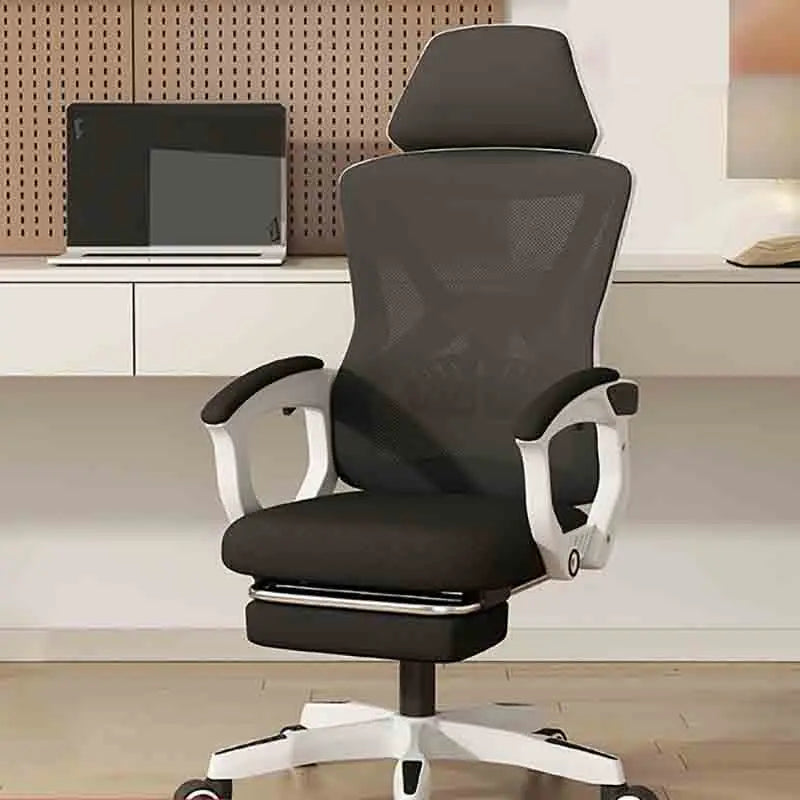 Office Ergonomic Chair Gaming Chair Mesh Office Chair with Rocking Function Armchair Relaxing Chair Adjustable Waist Support