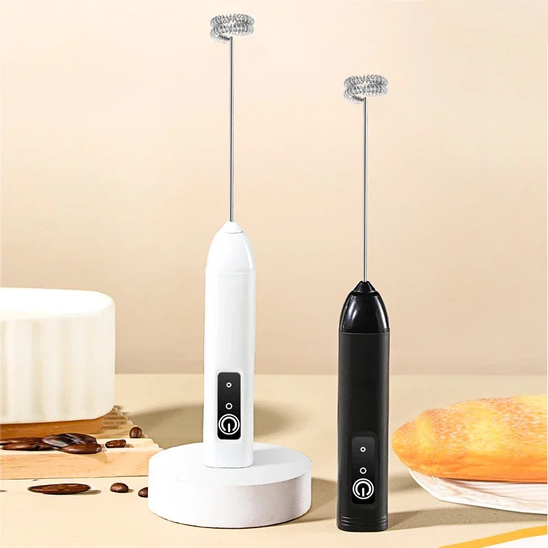 GBBMA Electric Milk Frother Handheld Egg Beater Foamer Coffee Maker Electric Blender Mixer Mini Portable Blender Kitchen TooBMA
