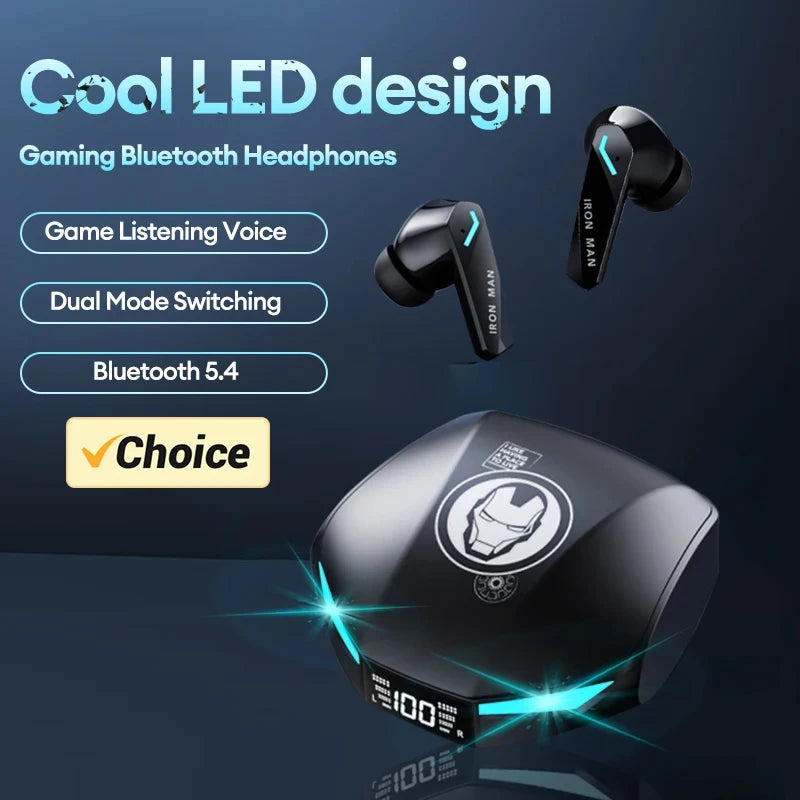Choice Lenovo GM2 Pro Gaming Headset LED Digital Display Wireless Sport Earbuds HD Call Low Latency Headphones Waterproof