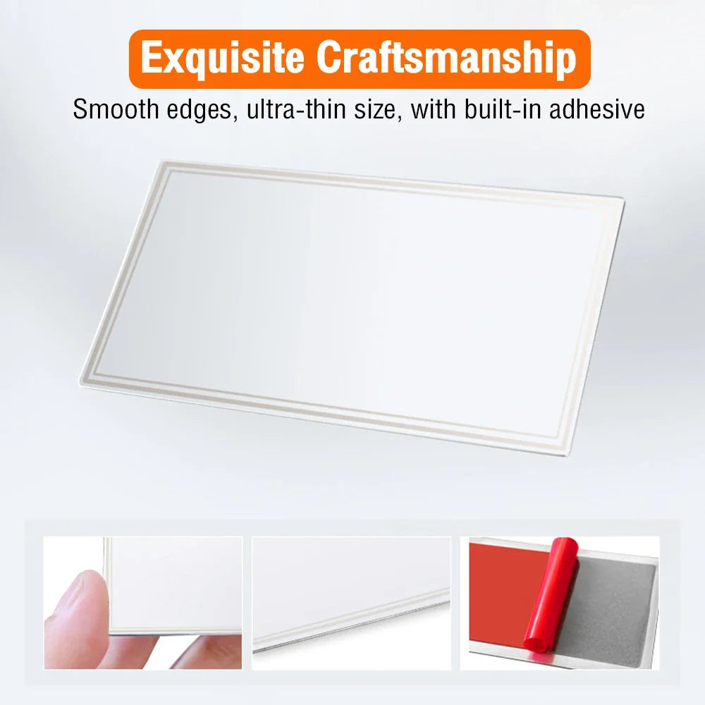 Car Makeup Mirror Stainless Steel Portable Auto Sun-Shading Visor HD Mirrors Car-styling Auto Interior Mirror