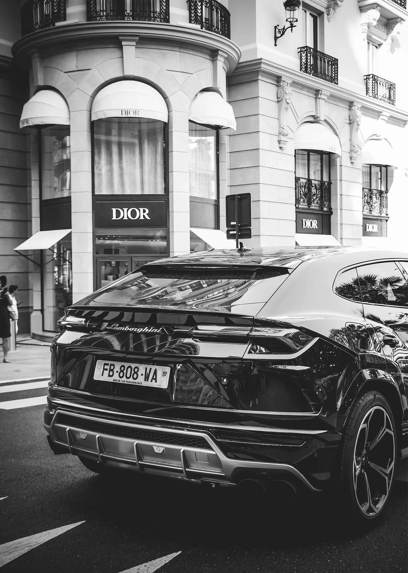 AA Modern Fashion Wall Art Simple Black and White Luxury Car HD Canvas Poster Prints Home Bedroom Living Room Decoration Mural