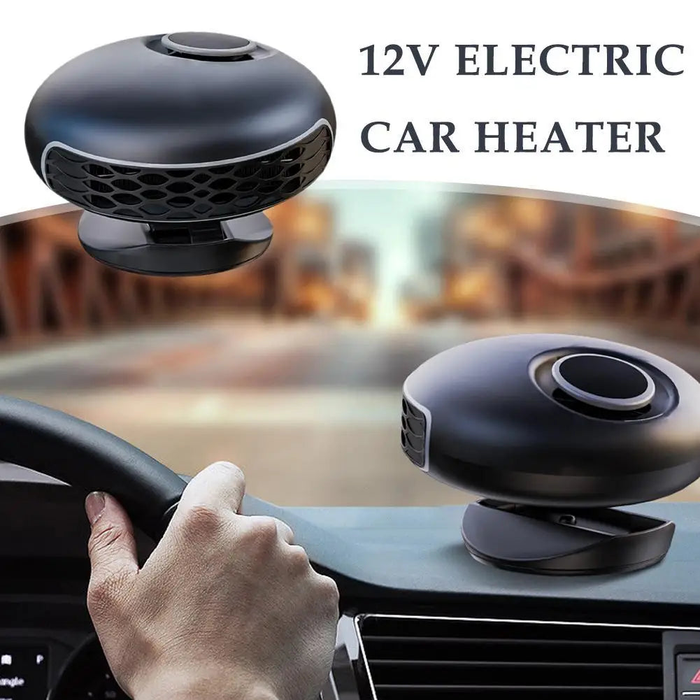 12V 24V Car Heater Fan Electric Heating Warming Auto Windshield Defroster Defogging Demister 360° Rotating Heater for Home