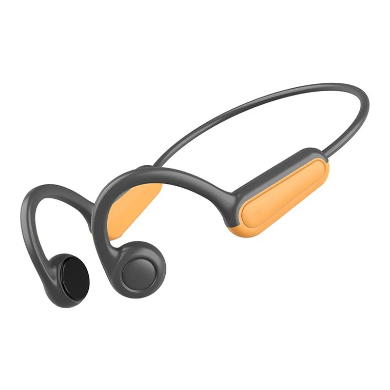 2025 True Bone Conduction Earphones Bluetooth 5.3 Sports Wireless Headphones Ear Hook Waterproof Headset for Running Driving