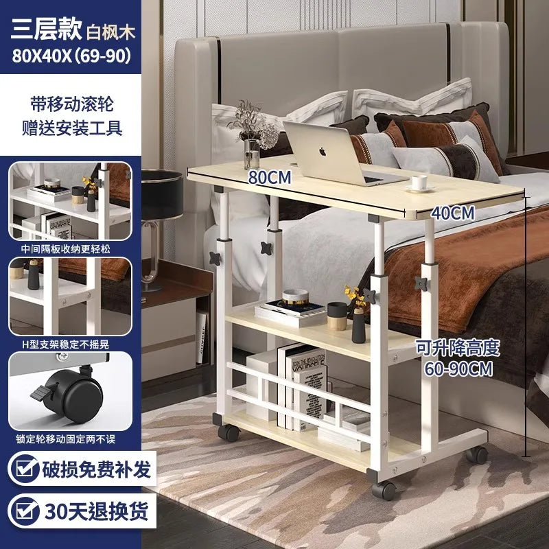 Bedside Removable Simple Small Table Bedroom Home Student Desk Simple Lift Dormitory Lazy Computer Desk