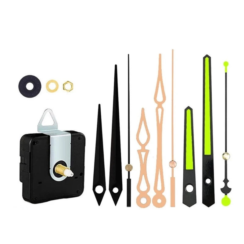 High Accuracy Clock Movement Mechanism DIY Clock Repair Tool Set with Noiseless Movement Clock Hands Wall Repair Tools 87HA