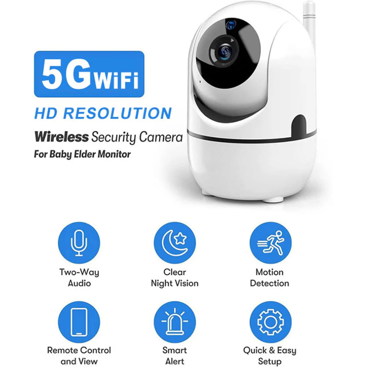 Mini Camera Smart Home Auto Tracking 1080P Wifi IP Camera Full Network Wireless CCTV Video Baby Security Camera